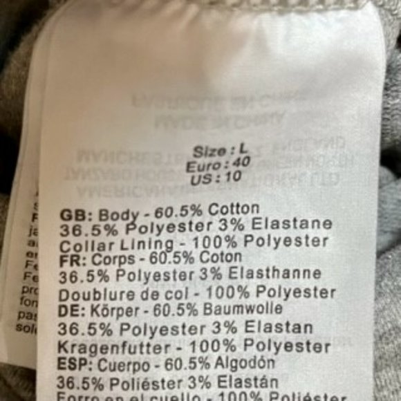 Bench Oatlands II Sweatshirt Gray Cowl Neck - L - Picture 13 of 13